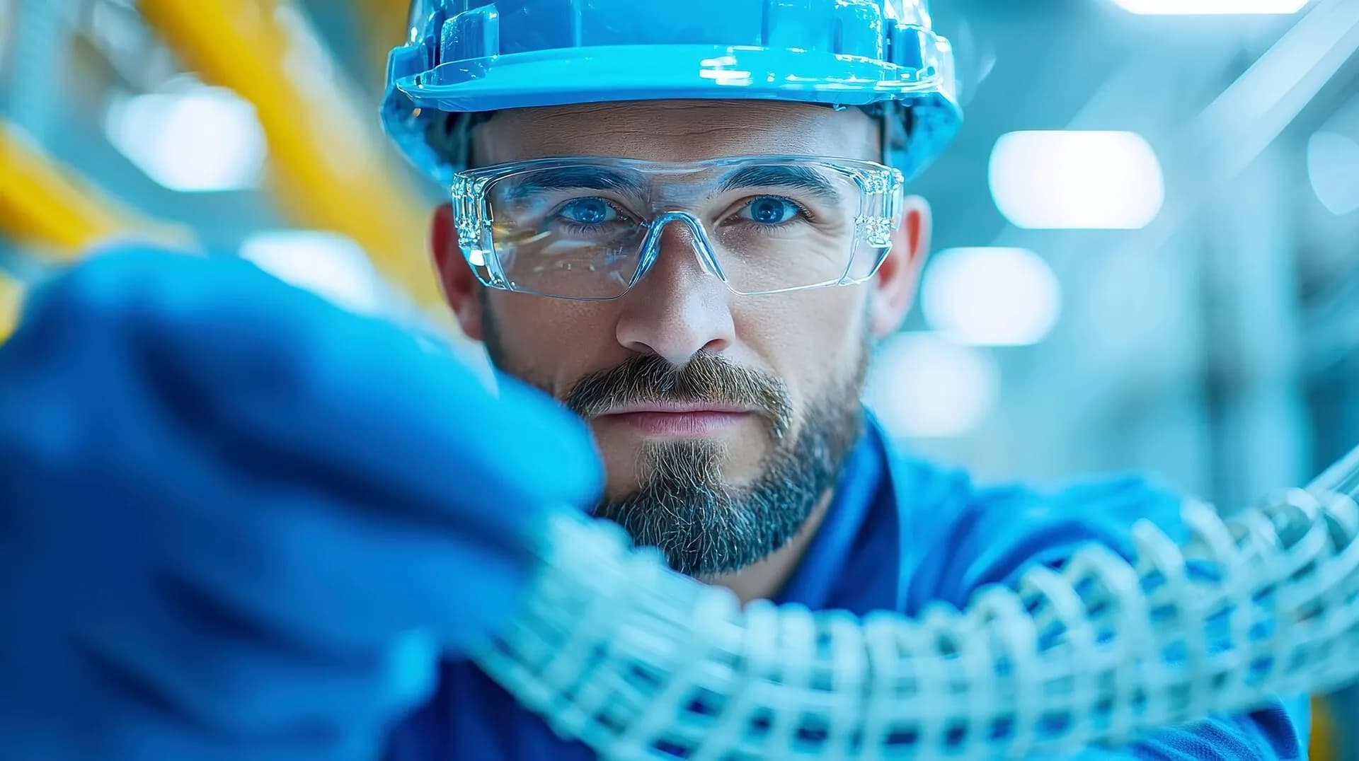 Tecnico ICCOM al lavoro sul territorio