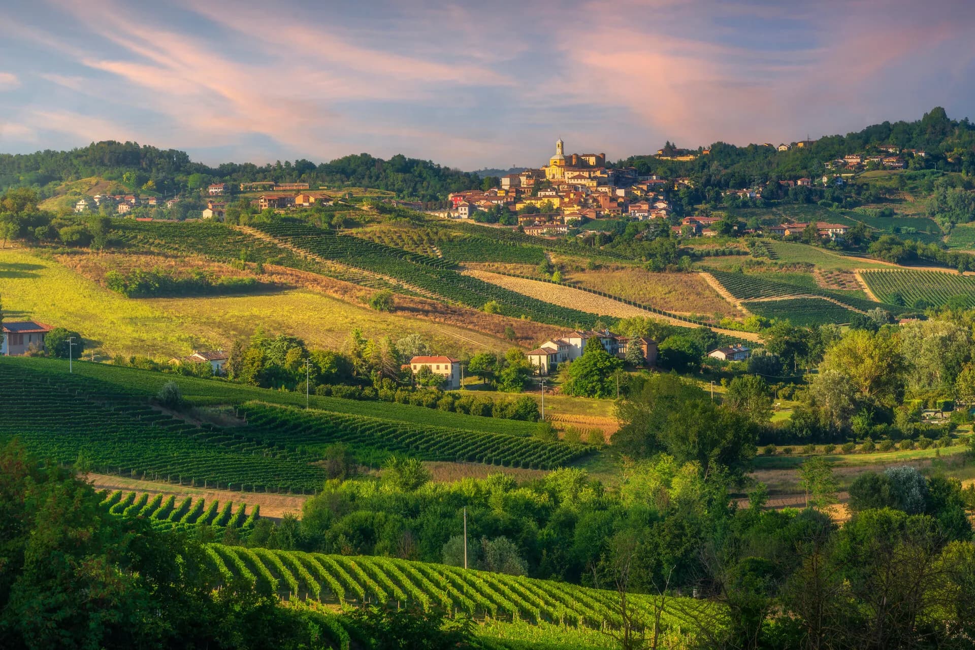 Colline del Piemonte servite dalla rete ICCOM