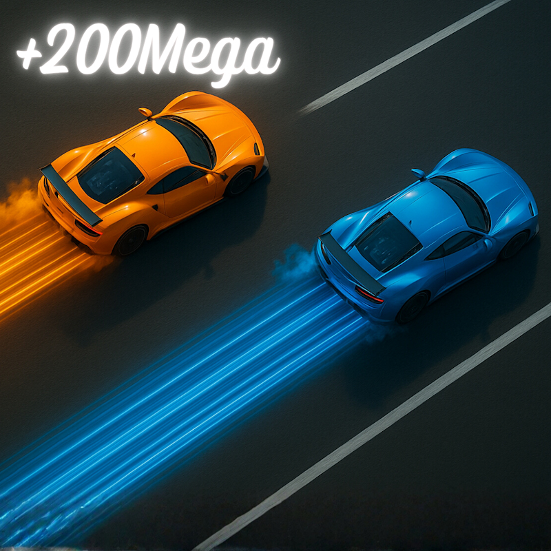 +200Mega