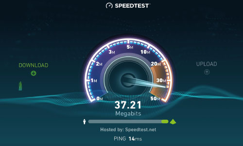 La procedura di Speedtest, ICCOM